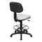 Office Star Products DC Series Sculptured Seat & Back Custom Fabric Drafting Chair, Dillon Snow DC517V-R101 - alternate 3