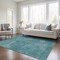 Homeroots 10' X 14' Teal Blue Washable Indoor Outdoor Area Rug 598865 - alternate 4
