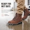 Handpoint Men's 6 in Soft Toe Slip Resistant Durable Breathable Work Boots, 6.5 84314D-6.5 - alternate 3