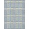 Homeroots 3' X 5' Denim Blue Green And Ivory Plaid Washable Indoor Outdoor Area Rug 597547 - alternate 3