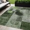 Homeroots 5' X 8' Fern Green And Gray Geometric Washable Indoor Outdoor Area Rug 604319 - alternate 1