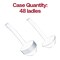Smarty Had A Party Clear Disposable Plastic Large Serving Ladles (48 Ladles), 48PK 2652-CASE - alternate 2