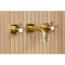 Kingston Brass Double-Handle Wall Mount Bathroom Faucet, Brushed Brass KS6127NX - alternate 2