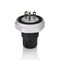 Leviton Straight Blade Plug, 15 A, Black LNR80-2E - alternate 1