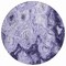 Homeroots 8' Purple And Lavender Round Abstract Washable Indoor Outdoor Area Rug 577165 - alternate 2