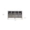 Homeroots 61in Gray Metal Enclosed Storage TV Stand 489500 - alternate 2