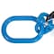 Mytee Products 5/8 inx2 ft Single Leg Chain Sling 22,000 Lbs WLL Oblong Link-to-Sling Hook Ends, 2PK CH582-58FH-OBL-G100x2 - alternate 5