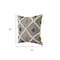 Homeroots Set of Two Black and Yellow Striped Cotton Throw Pillows With Fringe, 2PK 554603 - alternate 2
