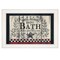 Homeroots Hot Bath 13 White Framed Print Bathroom Wall Art 405153 - alternate 1