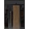 Vdomdoors Steel Door Dekton 0163 Venezia Noce 96вЂќ/ 2 Side and Top Exterior Window Sidelite Entry Door Paint DEKTON0163EXD-VEN-W16+36+16xH96+16-RH-I - alternate 1