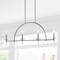 Jonathan Y Doris 41" 4-light Linear Metal/Crystal LED Pendant, Chrome JYL7401A - alternate 7
