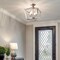 Jonathan Y Plains 12" 4-Light Modern Farmhouse Metal Open-Frame Pagoda LED Semi Flush Mount Mini Lantern, Nickel JYL7610D - alternate 5