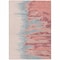 Homeroots 10' X 14' Coral Pink And Gray Abstract Washable Indoor Outdoor Area Rug 601199 - alternate 4