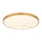 Vaxcel Aurelia 16-in Brushed Gold Contemporary Round LED Flush Mount Ceiling Light Alabaster Shade C0357 - alternate 1