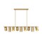 Z-Lite Lumina Modern Gold 9 Light Linear Chandelier 7520-9L-MGLD - alternate 3