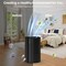 Edendirect 1655 sq. ft. HEPA-True Console Air Purifier in Black, 147 CFM, 5-Fan Speed with Auto ZR-AP-250A - alternate 2