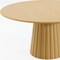 Homeroots 60" Brown Solid Wood Pedestal Base Round Top Dining Table 721017 - alternate 3