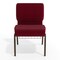 Flash Furniture 21"W Church Chair in Burgundy Fabric w/ Book Rack, 4PK 4-FD-CH0221-4-GV-3169-BAS-GG - alternate 3