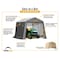 Shelterlogic Shed-in-a-Box 10 x 10 x 8 ft Grey 70333 - alternate 5