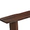 Homeroots 72in Brown Solid Wood Solid Wood Live Edge Dining Bench 636209 - alternate 4