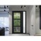 Vdomdoors Front Exterior Prehung FiberGlass Door Clear Glass See-through / Manux 8555 Matte Black Clear Glass MANUX8555EXD-BLK-W36+14 x H80+14-LH - alternate 2