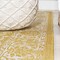 Jonathan Y Tela Bohemian Textured Weave Floral Yellow/Cream 4 ft. x 6 ft. Indoor/Outdoor Area Rug SMB100E-4 - alternate 3