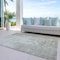 Homeroots 8' X 10' Linen Abstract Washable Indoor Outdoor Area Rug 608241 - alternate 4