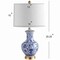 Jonathan Y Jennifer 25.25" Ceramic/Metal LED Table Lamp, Blue/White, 2PK JYL1072A-SET2 - alternate 7