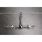 Kingston Brass Two-Handle Wall Mount Bridge Kitchen Faucet, Polished Nickel KS2446TAL - alternate 5