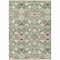 Homeroots 10' X 14' Sage And Off White Geometric Washable Indoor Outdoor Area Rug 608998 - alternate 3