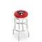 Holland Bar Stool Co 30" Chrome 2-Ring Florida Panthers Swivel Bar Stool, Accent Ring L7C3C30FlaPan - alternate 1