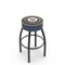 Holland Bar Stool Co 25" 4" U.S. Navy Cushion Seat, Blk Wrinkle Base Swivel Bar Stool L8B125Navy - alternate 1