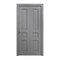 Sartodoors Sliding Closet Bi-fold Doors 72 x 96 inches, Ego 5012 Painted Grey Oak, Sturdy Tracks Moldings Tri EGO5012BF-SEK-72x96 (2* 36x96) - alternate 1