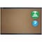 Quartet Cork Bulletin Board 48"H x 72"W B247LC - alternate 1