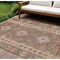 Homeroots 8' X 10' Brown Geometric Washable Indoor Outdoor Area Rug 607431 - alternate 1