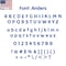 Aacc Self-Adhesive Vinyl Number: 3, Size: 24 cm. Color: Blue Font: Anders, 1 sticker AACC-Anders-N3-Blue-M24x1 - alternate 1