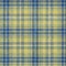 Homeroots 5' X 8' Yellow Blue And Ivory Plaid Washable Indoor Outdoor Area Rug 597136 - alternate 5