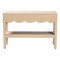 Bali & Pari Mason Grasscloth Console Table with Scalloped Apron 266-14584-ZORO - alternate 2