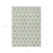 Homeroots 8' X 10' Green And Ivory Geometric Washable Indoor Outdoor Area Rug 595730 - alternate 2