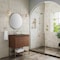 James Martin Vanities 31.5'' Single Vanity, Mid-Century Wlnt, Champagne Brass Base w/ Charcoal Black Composite Stone Top 805-V31.5-W-CB-CH - alternate 6