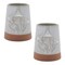 Homeroots Set of Two Brown And Gray Porcelain 1 Ounce Two Toned Pot Planters 634281 - alternate 2