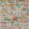 Homeroots 8' X 10' Terra Cotta Green And Brown Striped Washable Indoor Outdoor Area Rug 603524 - alternate 4