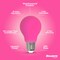 Bulbrite 25-Watt Equivalent Ceramic Pink Color A19 Weatherproof Outdoor E26 Medium Base LED Light Bulb, 10PK 862317 - alternate 3