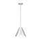 Z-Lite Aria 1 Light Pendant, Brushed Nickel/Brushed Nickel & Inner White, 12 In W x 11 In H 1952P12-BN - alternate 2