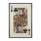 Homeroots King of Clubs Hand Painted Black Framed Illustration Wall Art 608856 - alternate 1