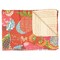Homeroots 50" X 70" Blue Green And Red Floral Cotton Quilted Kantha Throw Blanket with Embroidery 544522 - alternate 1