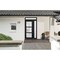 Vdomdoors Front Exterior Prehung FiberGlass Door Frosted Glass / Manux 8552 Matte Black / Sidelight and Trans MANUX8552EXD-BLK-W30+14 x H80+14-LH - alternate 2