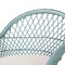 Bali & Pari Casilda Bohemian Light Blue Braided Rattan Arm Chair 250-13869-ZORO - alternate 7