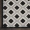 Homeroots 4' X 6' Black And White Geometric Indoor Outdoor Area Rug 546862 - alternate 6