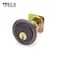 Ecs Hardware Durable Premium Rim Cylinder, 10B Oil Rubbed Bronze KW1 ECSH-RC01-10B-KW1 - alternate 3